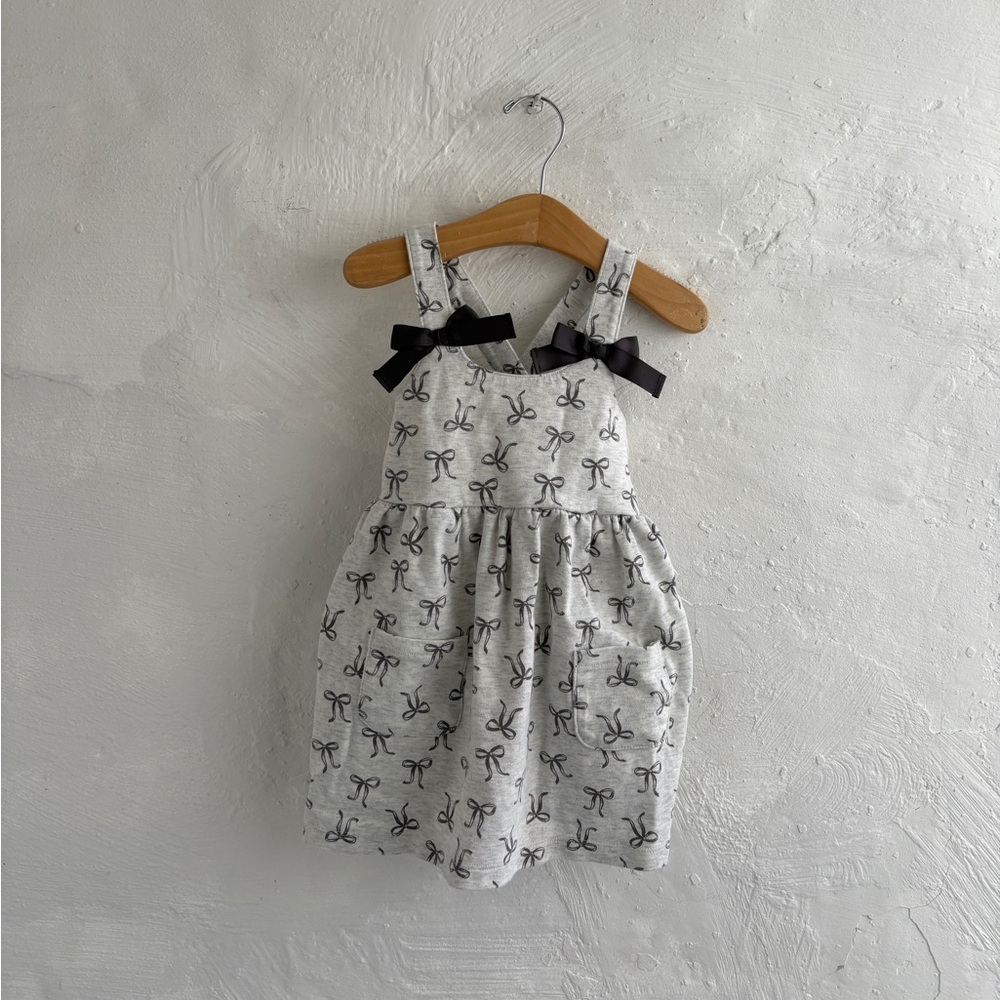 Carter's toddler girl bow print jumper dress